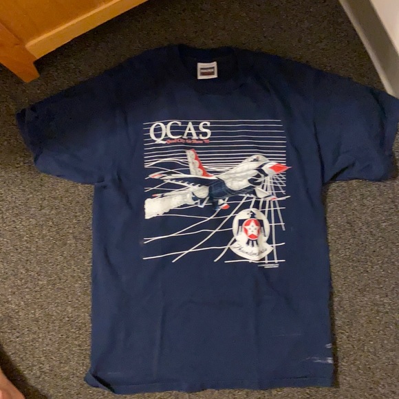 1993 QUAD CITY AIR SHOW T SHIRT - Picture 1 of 3